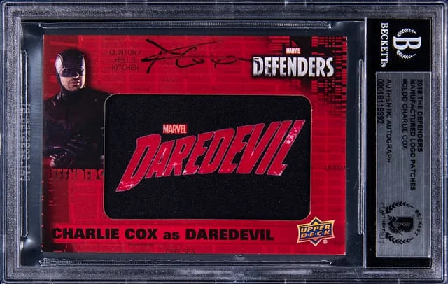 2018 Upper Deck Charlie Cox The Defenders Manufactured Logo Patches #CL-DD card image