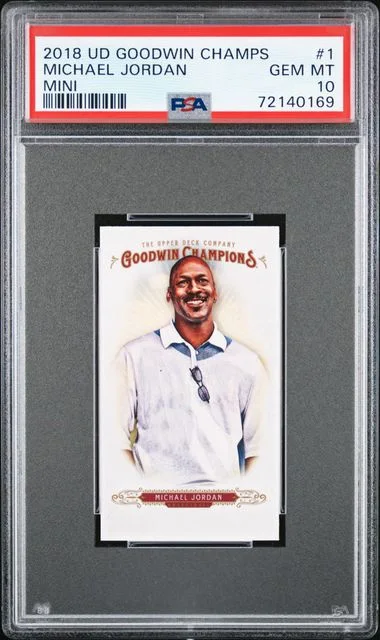 2018 Upper Deck Goodwin Champions Michael Jordan Mini #1 card image