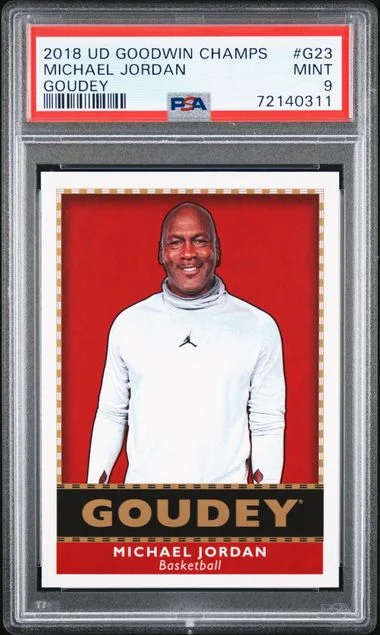 2018 Upper Deck Goodwin Champions Michael Jordan Goudey #G23 card image