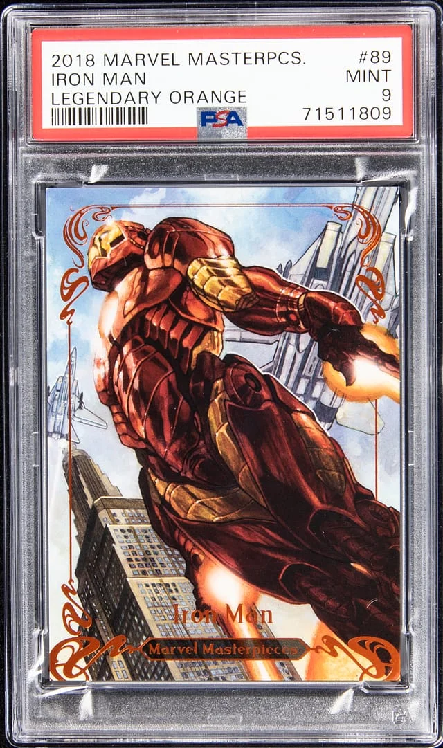 2018 Upper Deck Iron Man Marvel Masterpieces Epic Purple #89 card image