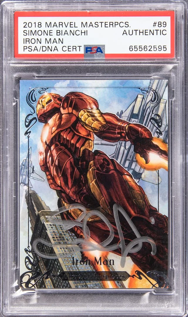 2018 Upper Deck Iron Man Simone Bianchi Marvel Masterpieces #89 card image