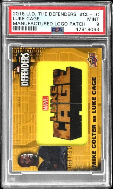 2018 Upper Deck Luke Cage The Defenders Manufactured Logo Patch #CL-LC card image