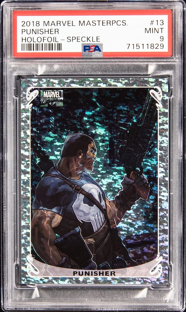 2018 Upper Deck Punisher Marvel Masterpieces Holofoil Speckle #13 card image