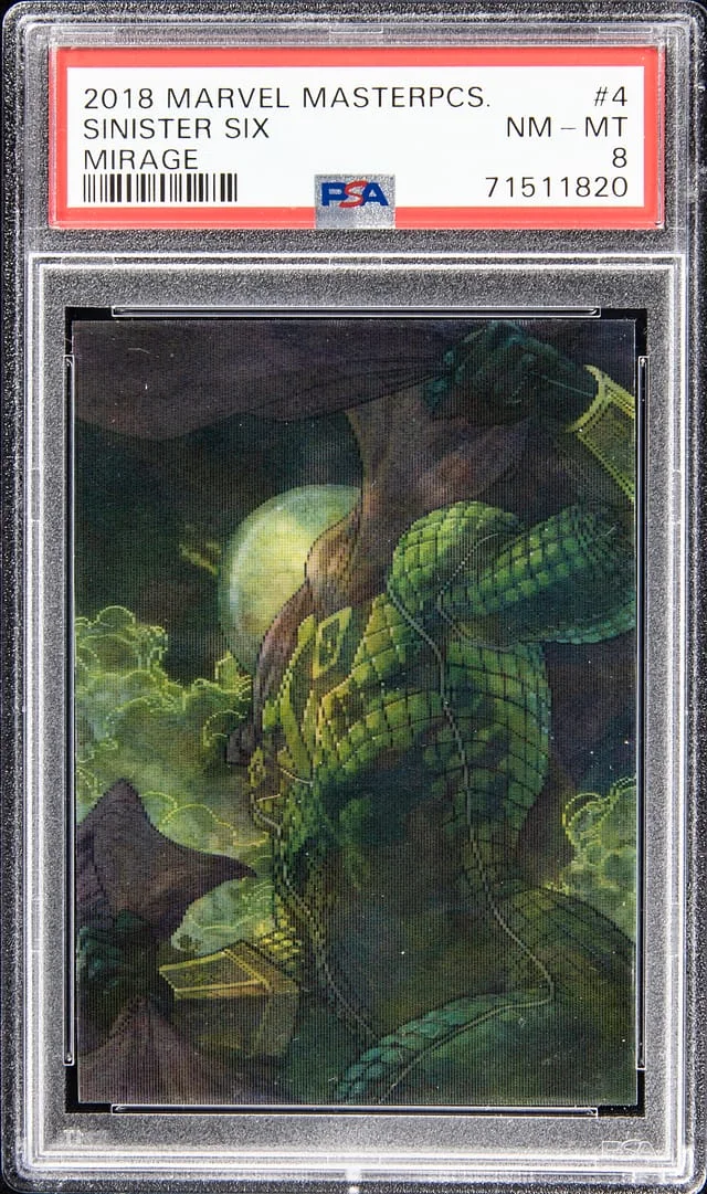 2018 Upper Deck Sinister Six Marvel Masterpieces Mirage #4 card image