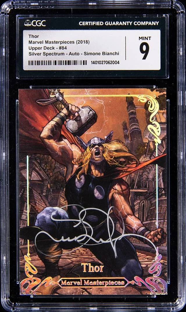 2018 Upper Deck Thor Marvel Masterpieces #84 card image