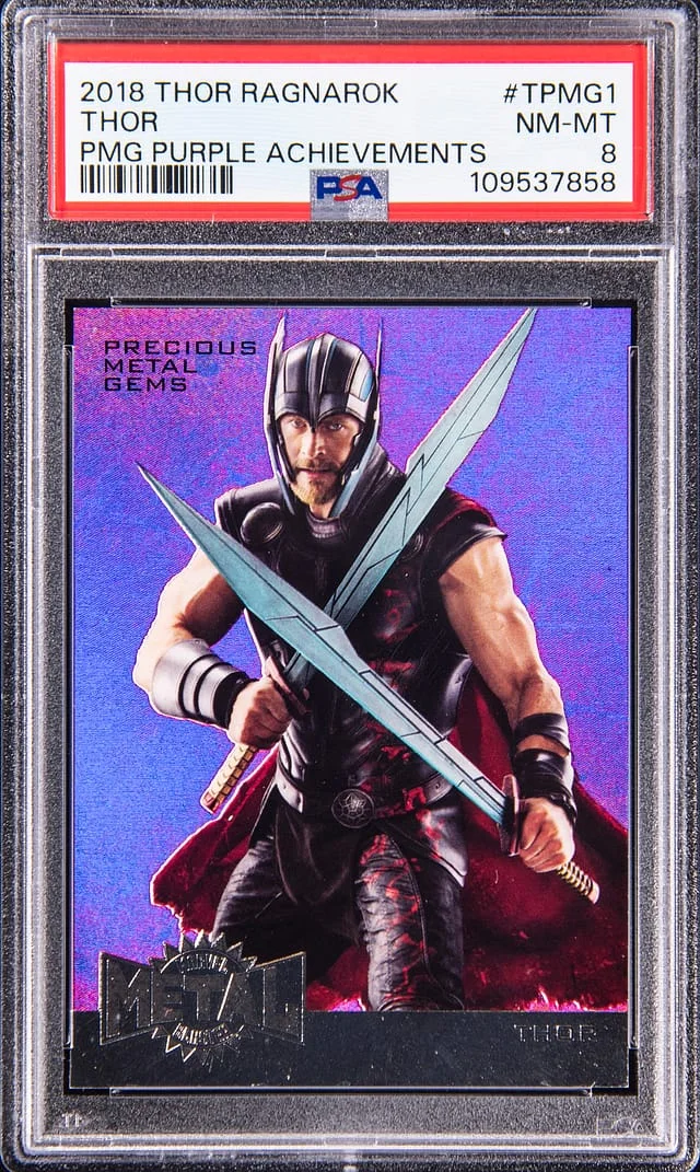 2018 Upper Deck Thor Ragnarok Precious Metal Gems (PMG) Purple Achievements #TPMG1 card image