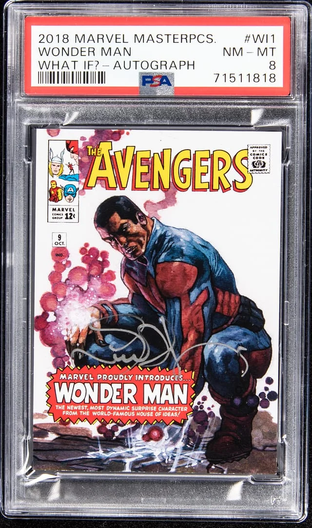 2018 Upper Deck Wonder Man, Simone Bianchi Marvel Masterpieces What If? Autograph #WI1 card image