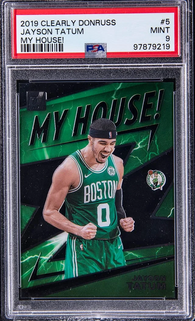 2019-20 Clearly Donruss My House! Jayson Tatum #5 card image