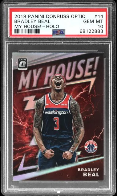 2019-20 Donruss Optic Bradley Beal My House! Holo #14 card image