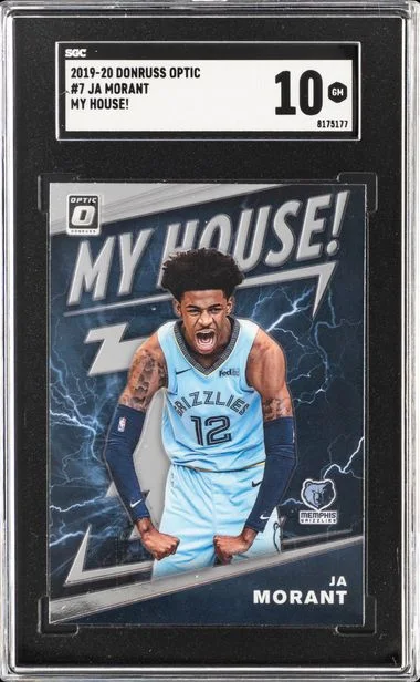 2019-20 Donruss Optic Ja Morant My House #7 card image