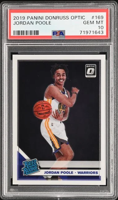 2019-20 Donruss Optic Jordan Poole #169 card image