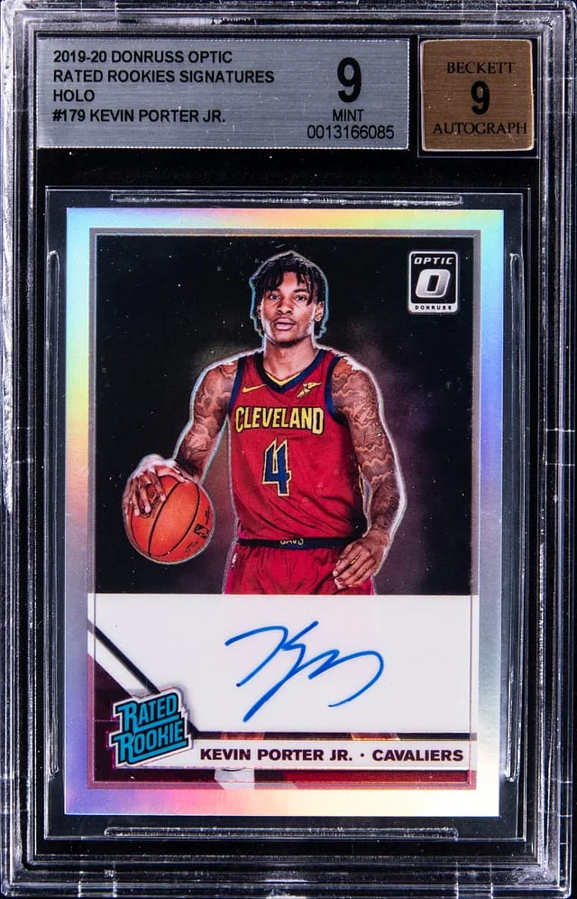 2019-20 Donruss Optic Kevin Porter Jr. Rated Signatures Holo #179 card image
