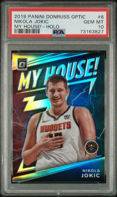 2019-20 Donruss Optic Nikola Jokic My House! Holo #6 card image
