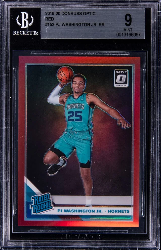 2019-20 Donruss Optic PJ Washington Jr. Red #152 card image