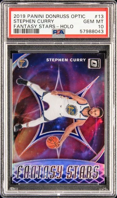 2019-20 Donruss Optic Stephen Curry Fantasy Stars Holo #13 card image