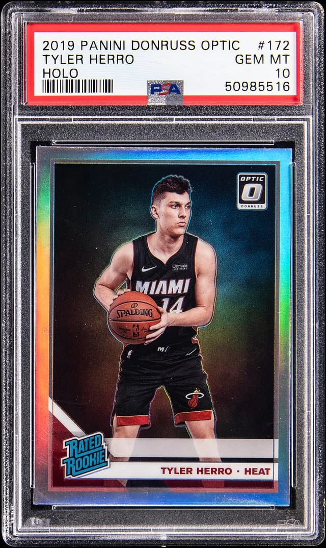 2019-20 Donruss Optic Tyler Herro Holo #172 card image