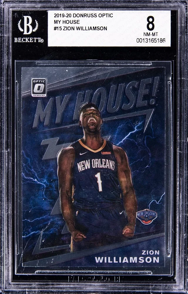 2019-20 Donruss Optic Zion Williamson My House #15 card image