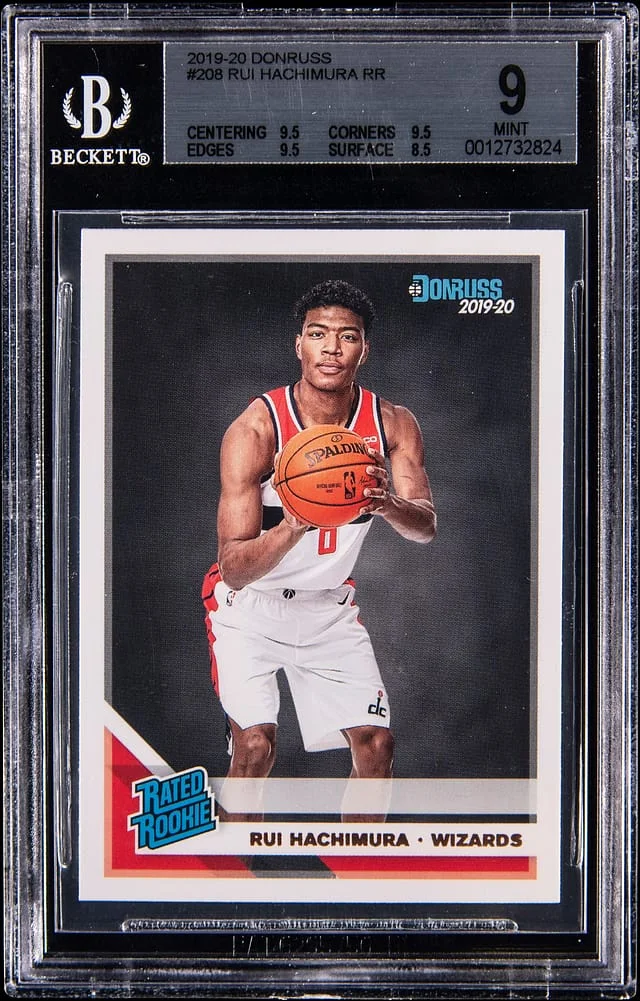 2019-20 Donruss Rui Hachimura Rated #208 card image