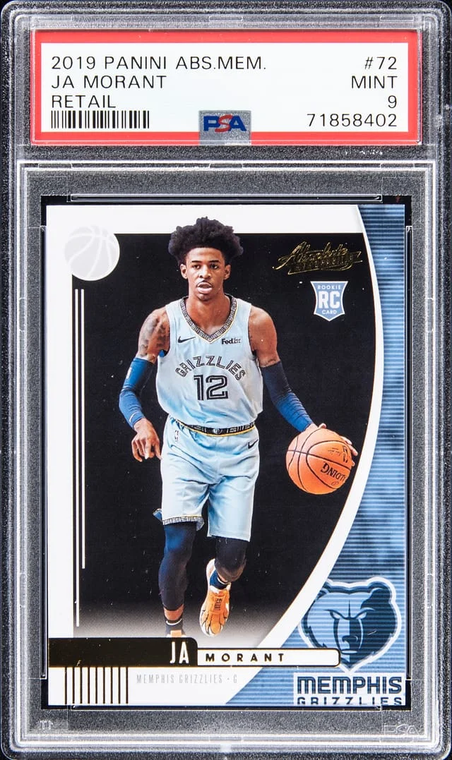 2019-20 Panini Absolute Ja Morant Memorabilia Retail #72 card image