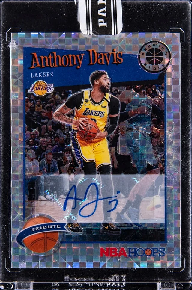 2019-20 Panini Anthony Davis NBA Hoops Premium Stock Checkerboard #294 card image