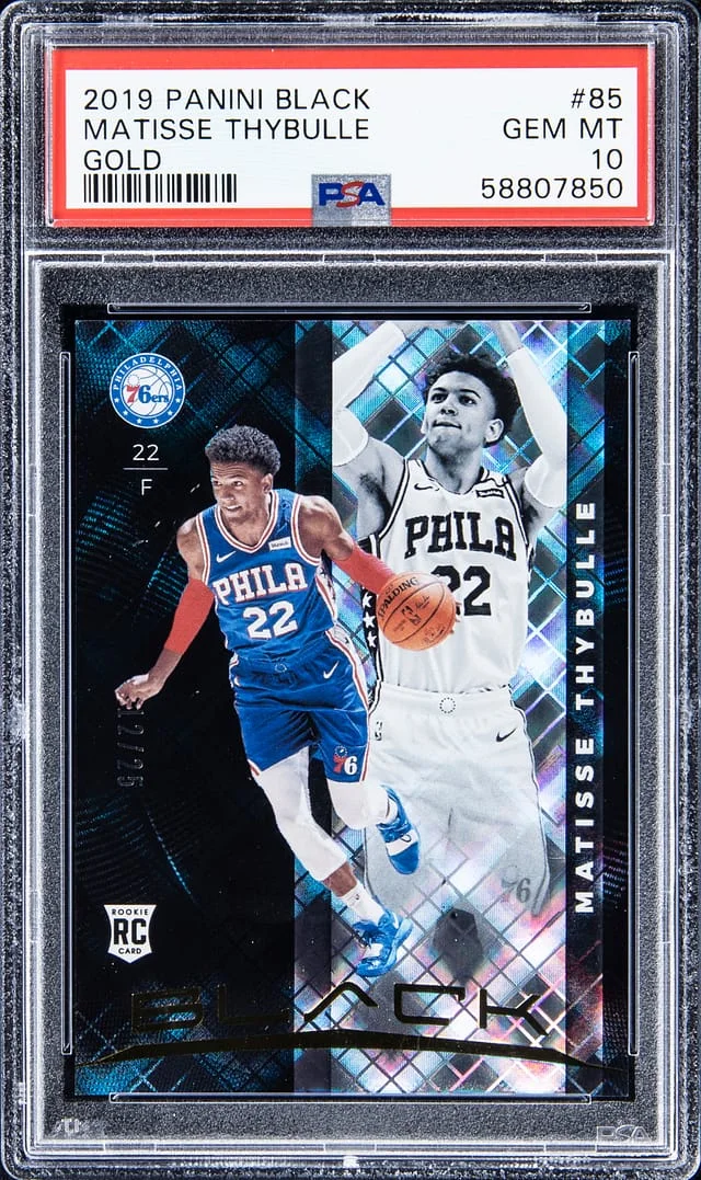 2019-20 Panini Black Gold Matisse Thybulle #85 card image