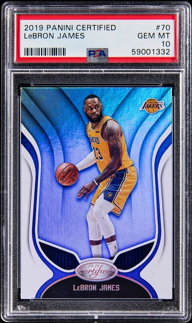 2019-20 Panini Certified LeBron James #70 card image