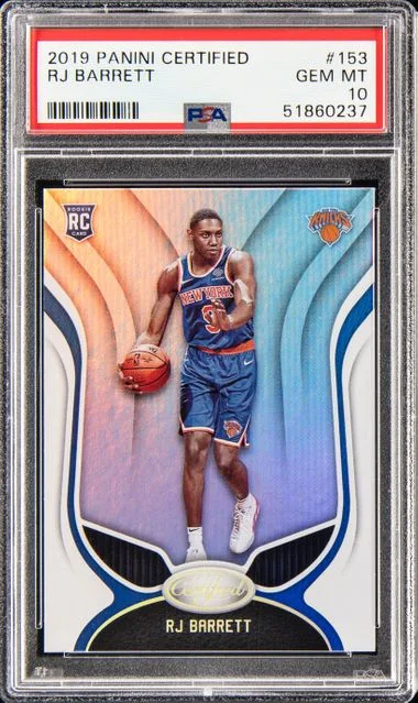 2019-20 Panini Certified RJ Barrett #153 card image