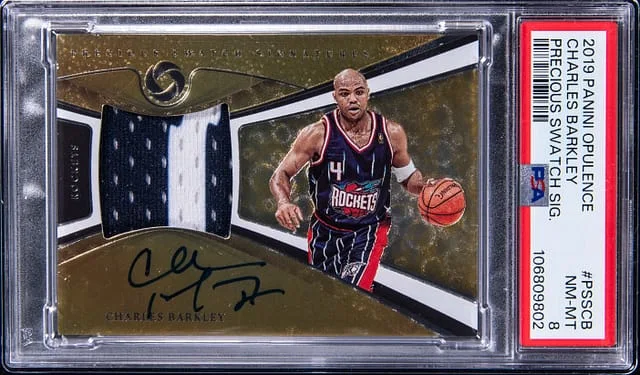 2019-20 Panini Charles Barkley Opulence Precious Swatch Signatures #PSS-CB card image