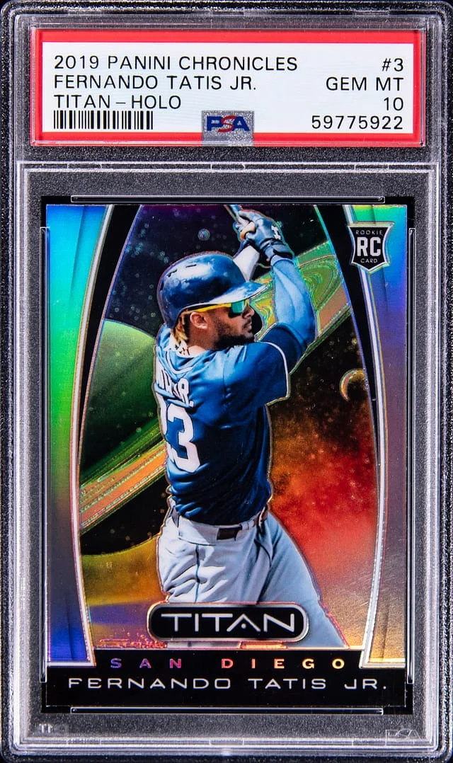 2019-20 Panini Chronicles Fernando Tatis Jr. Titan Holo #3 card image