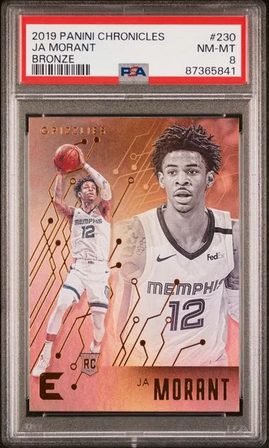 2019-20 Panini Chronicles Ja Morant Teal #230 card image