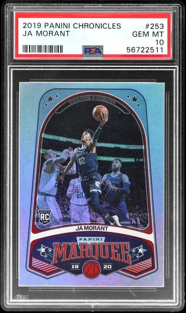 2019-20 Panini Chronicles Ja Morant Bronze #253 card image
