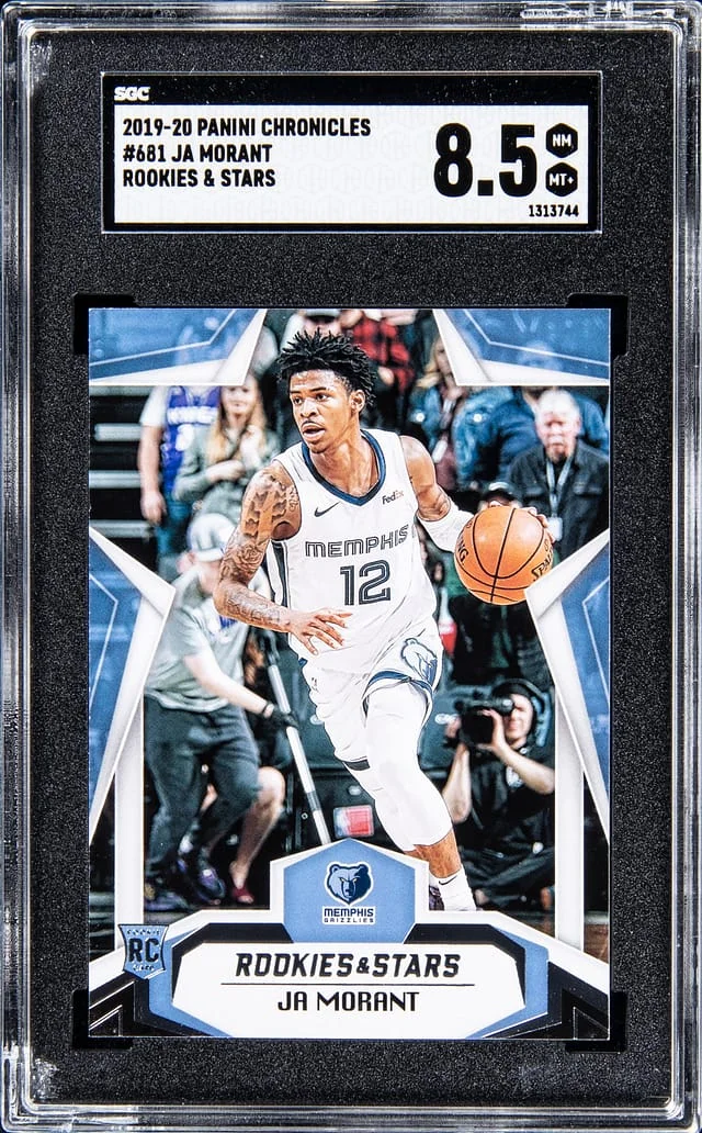 2019-20 Panini Chronicles Ja Morant and Stars #681 card image