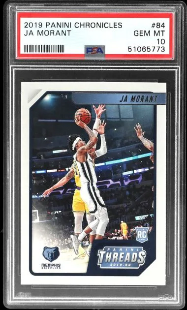 2019-20 Panini Chronicles Ja Morant #84 card image