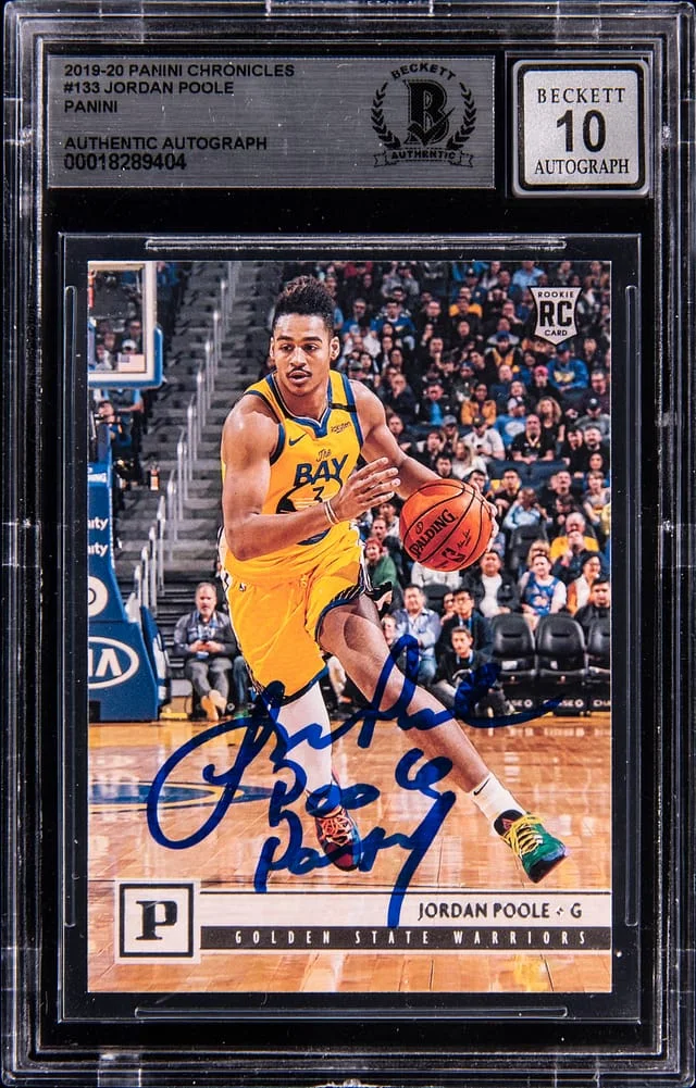 2019-20 Panini Chronicles Jordan Poole #133 card image