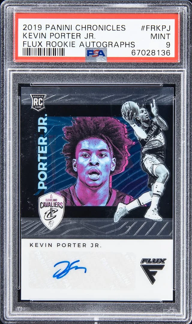2019-20 Panini Chronicles Kevin Porter Jr Flux Autographs #FRKPJ card image