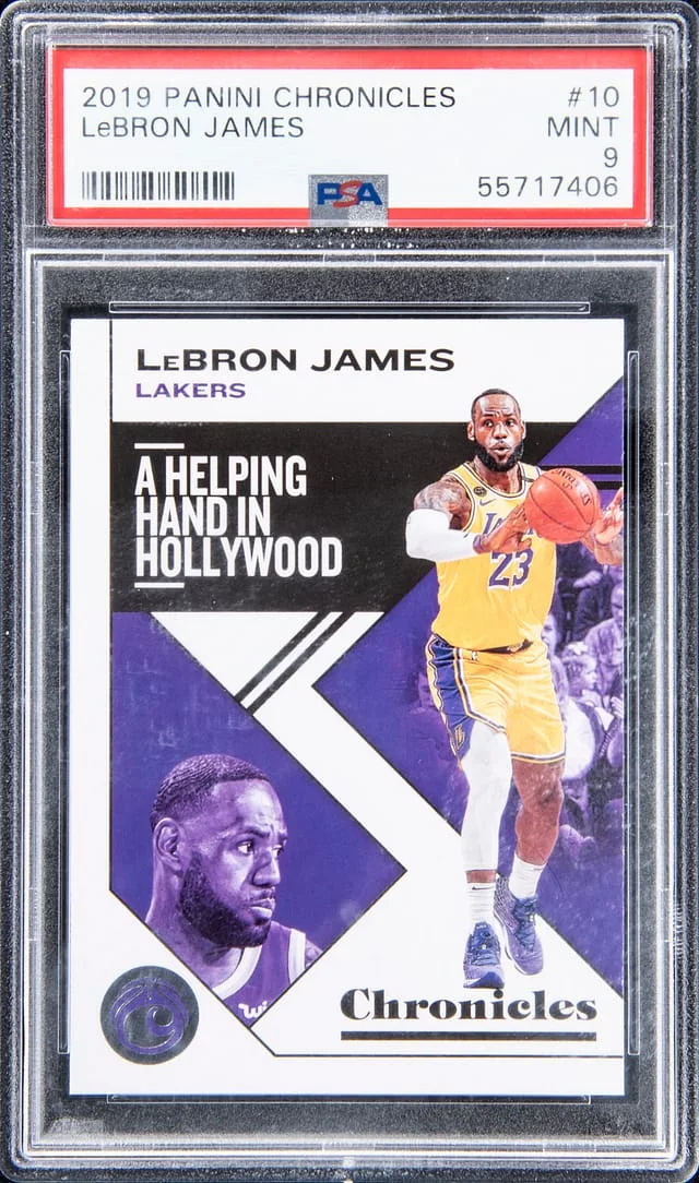 2019-20 Panini Chronicles LeBron James #10 card image
