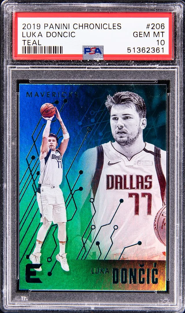 2019-20 Panini Chronicles Luka Dońić Essentials Basketball #206 card image