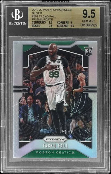 2019-20 Panini Chronicles Tacko Fall Sliver Prizm Update #502 card image