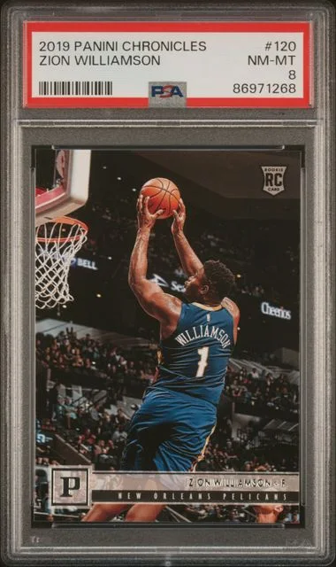2019-20 Panini Chronicles Zion Williamson #120 card image