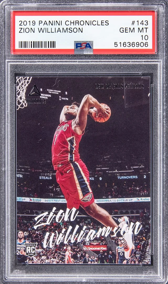 2019-20 Panini Chronicles Zion Williamson #143 card image