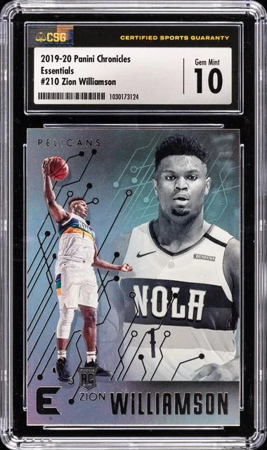 2019-20 Panini Chronicles Zion Williamson #210 card image