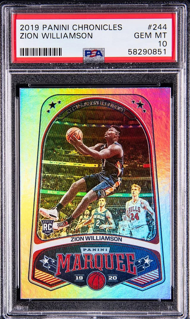 2019-20 Panini Chronicles Zion Williamson #244 card image