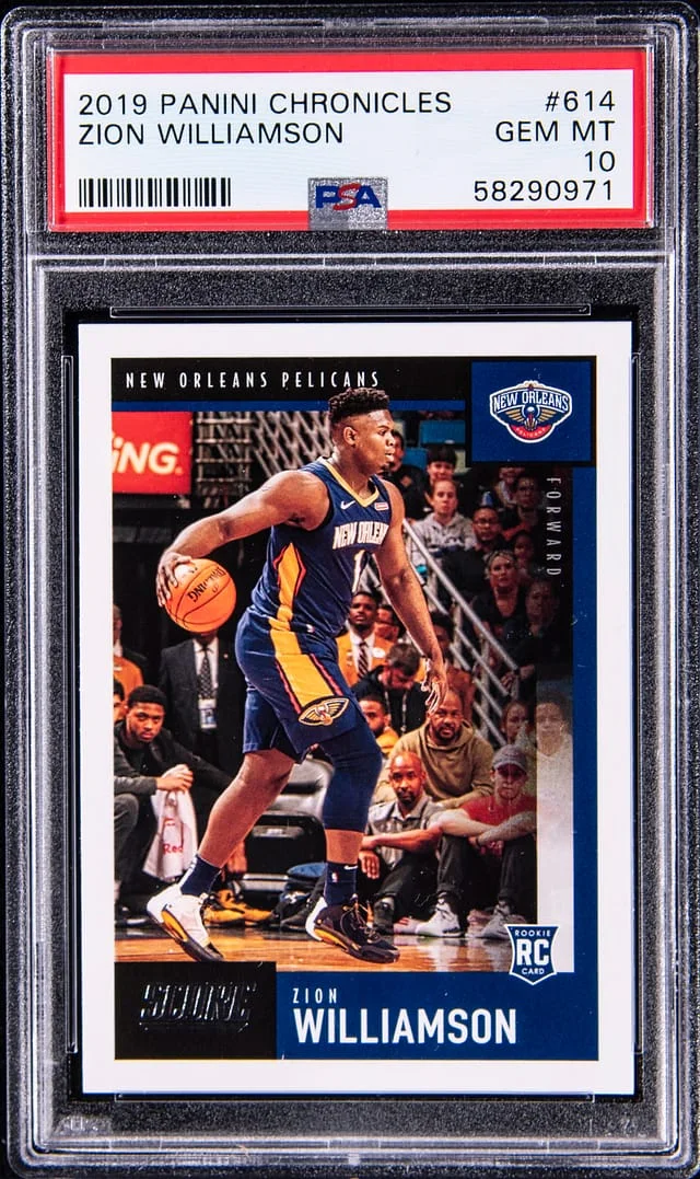 2019-20 Panini Chronicles Zion Williamson #614 card image