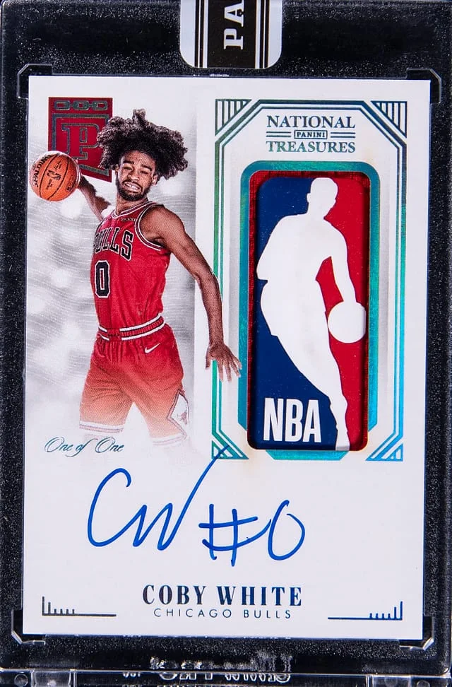 2019-20 Panini Coby Blockchain National Treasures Logoman Autograph #LA-CW card image