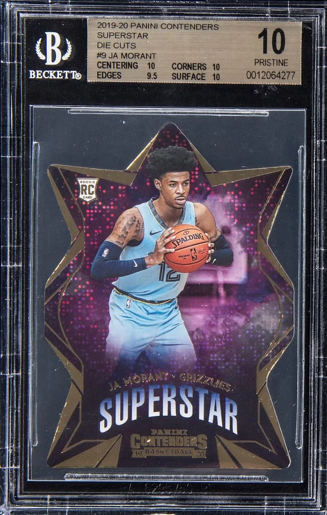 2019-20 Panini Contenders Ja Morant Superstar Die-Cuts #9 card image