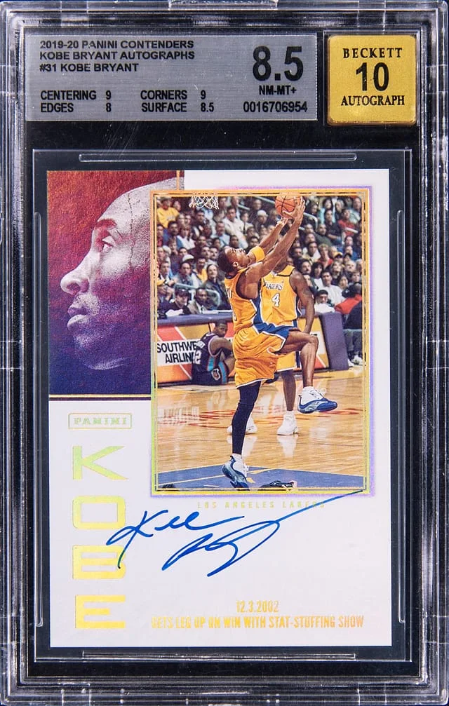 2019-20 Panini Contenders Kobe Bryant Autograph #31 card image