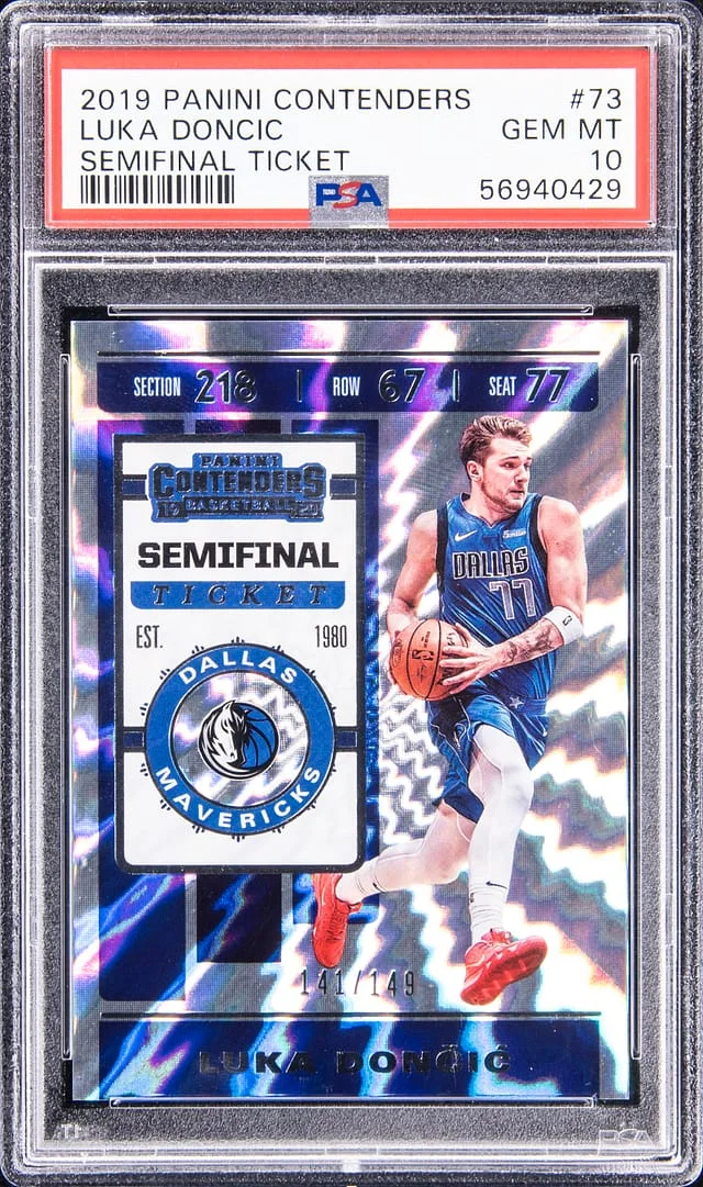 2019-20 Panini Contenders Luka Doncic #73 card image