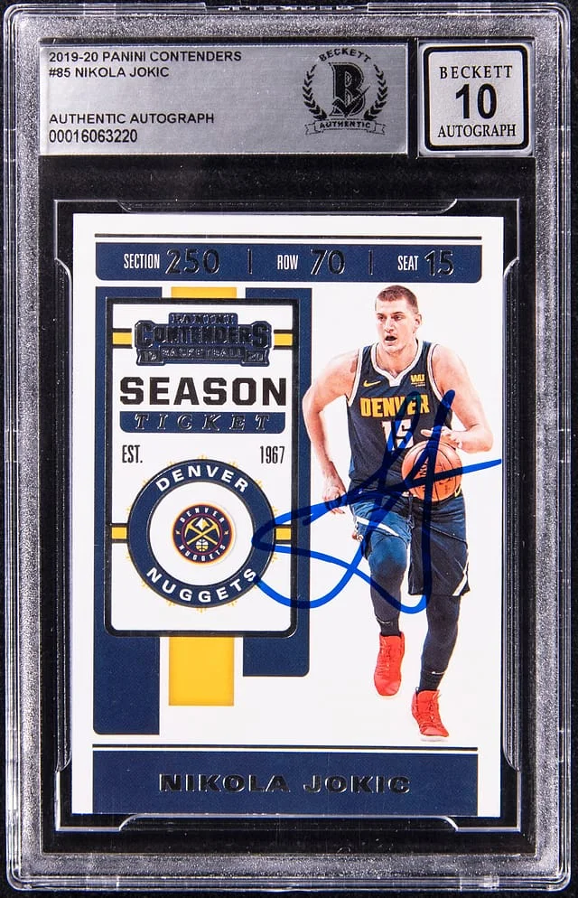 2019-20 Panini Contenders Nikola Jokic #85 card image