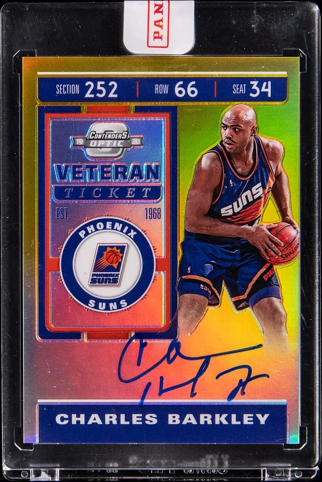 2019-20 Panini Contenders Optic Charles Barkley - Panini Sealed Veteran Ticket #VT-CBK card image
