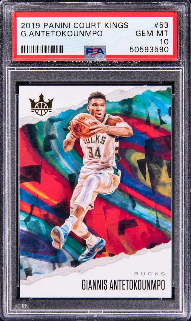 2019-20 Panini Court Kings Giannis Antetokounmpo #53 card image